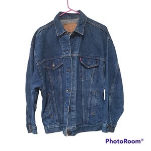 Levis Vintage Denim Jacket Coat men Medium blue